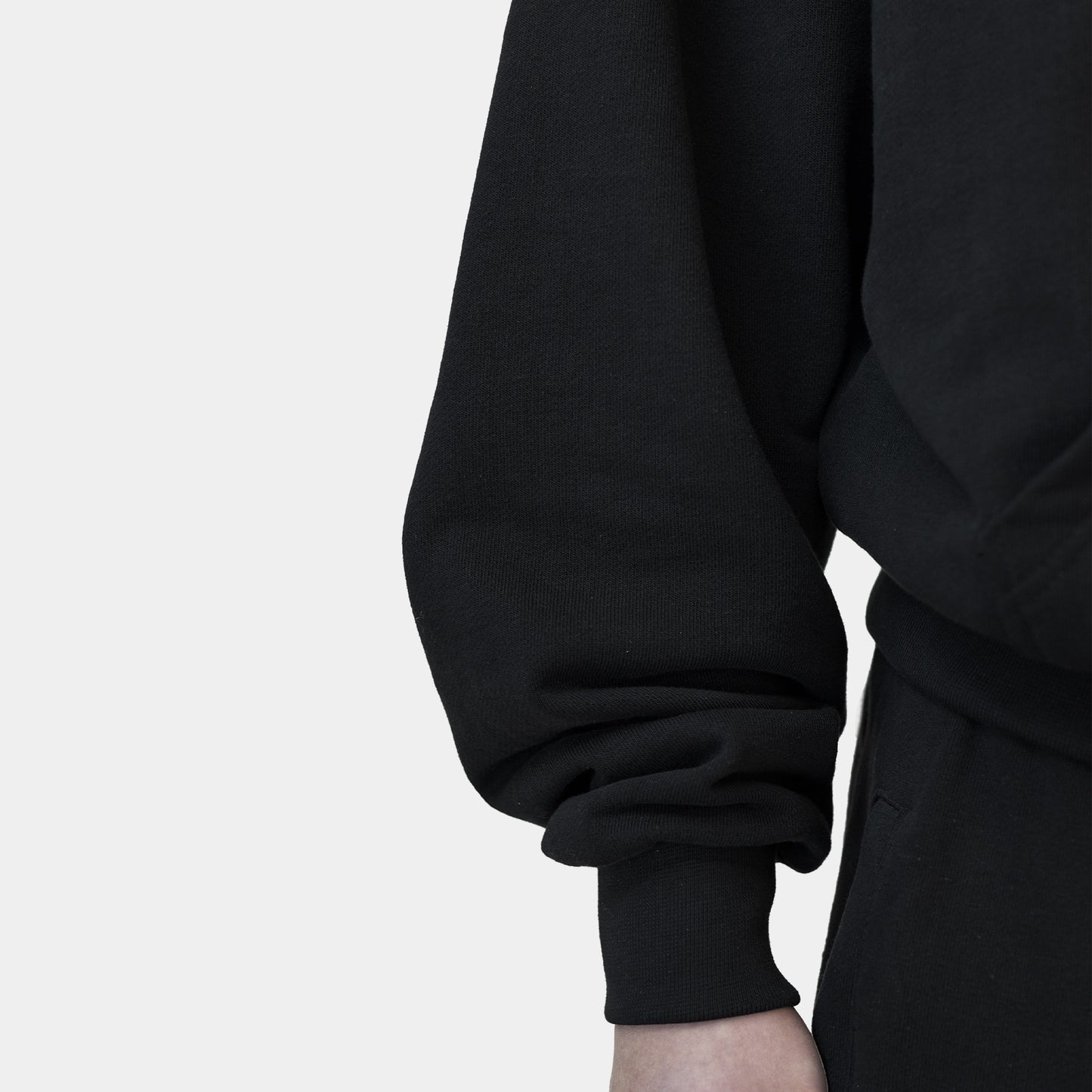 Heavy black hoodie