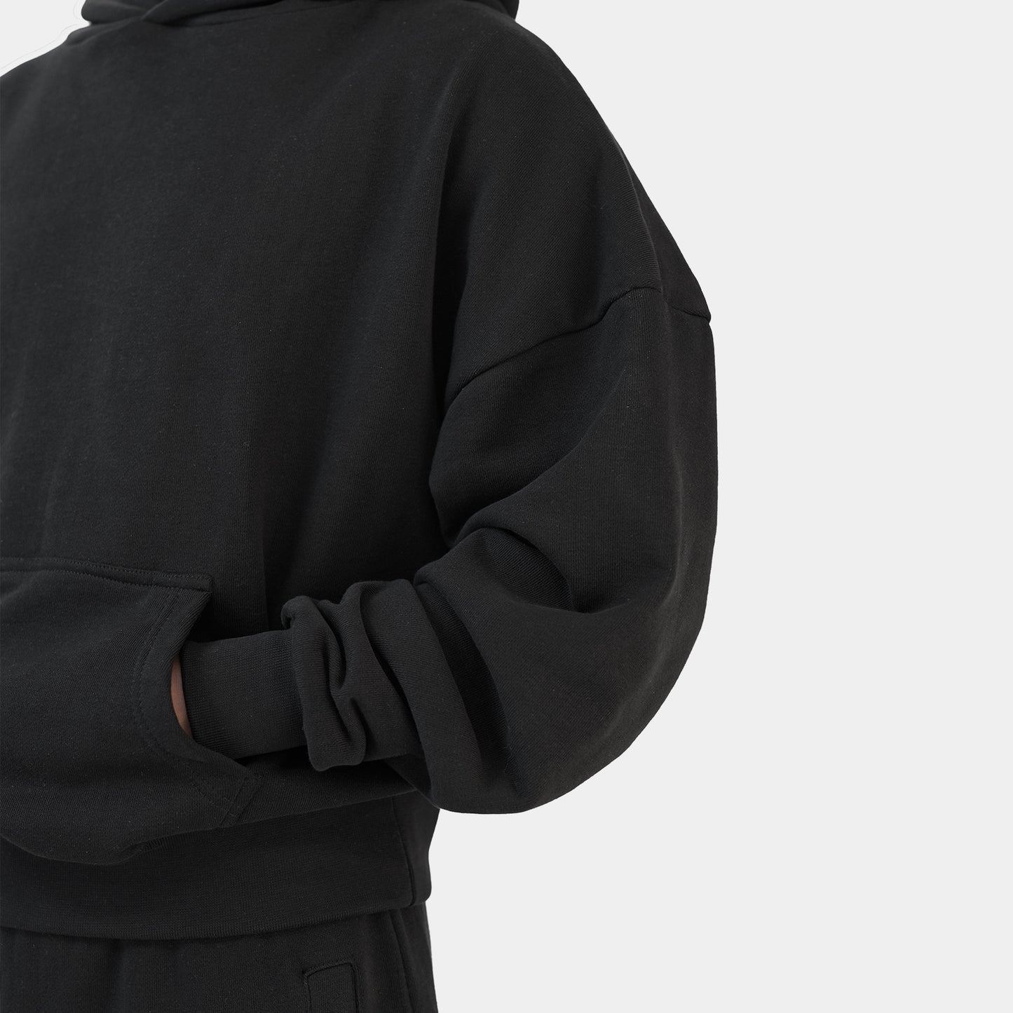 Heavy black hoodie