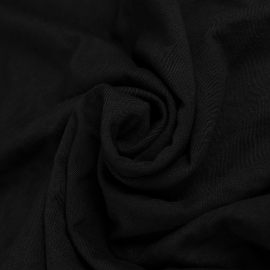 Black ultra heavy box fit tee