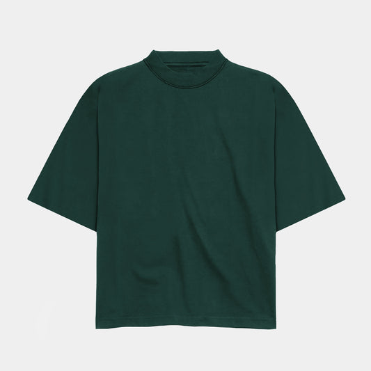Racing green box fit tee