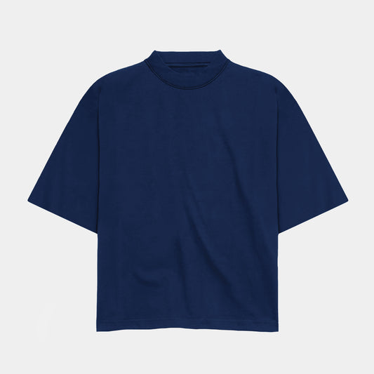 Royal blue box fit tee