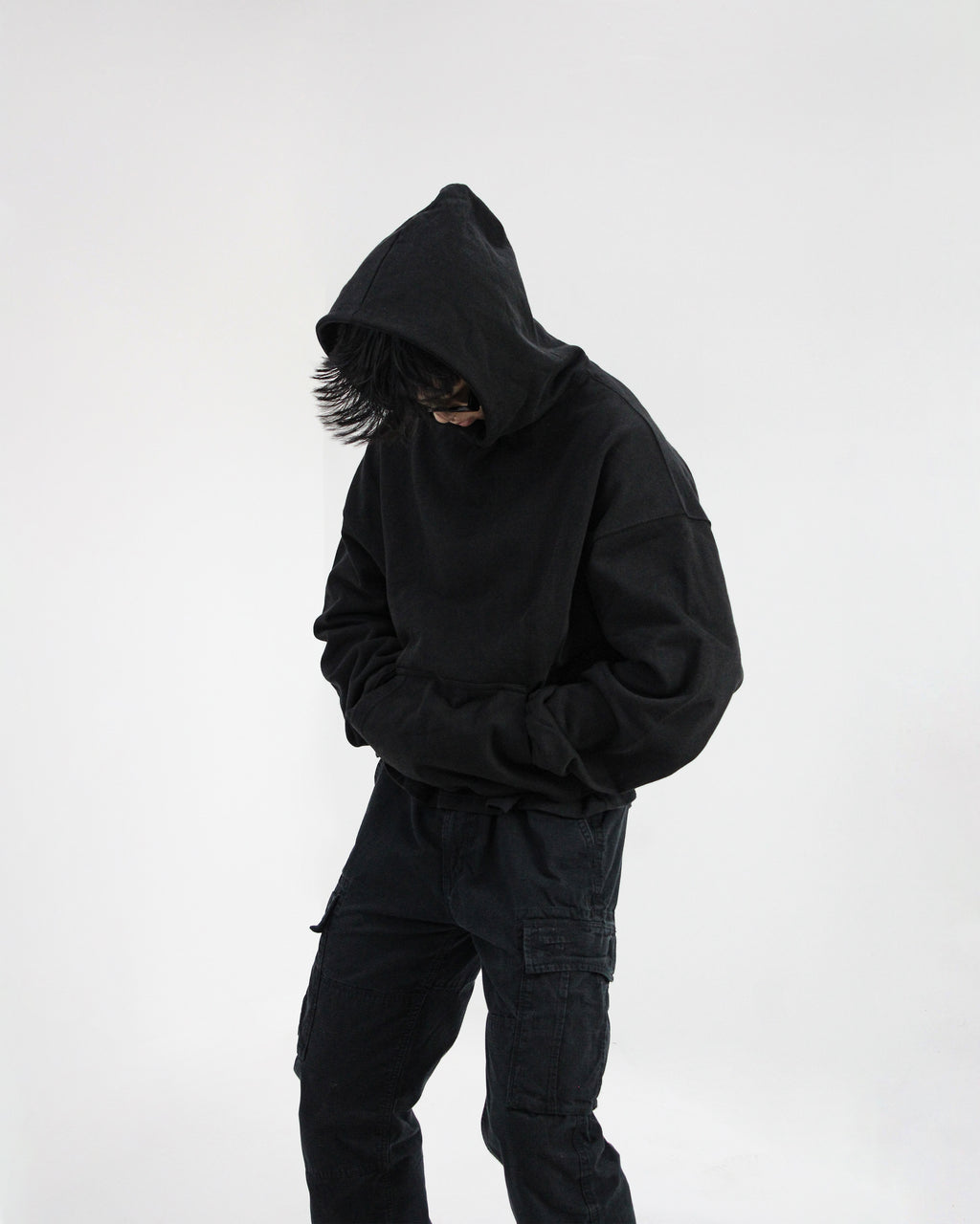 Ultra heavy black hoodie [ COMING 2025 ]