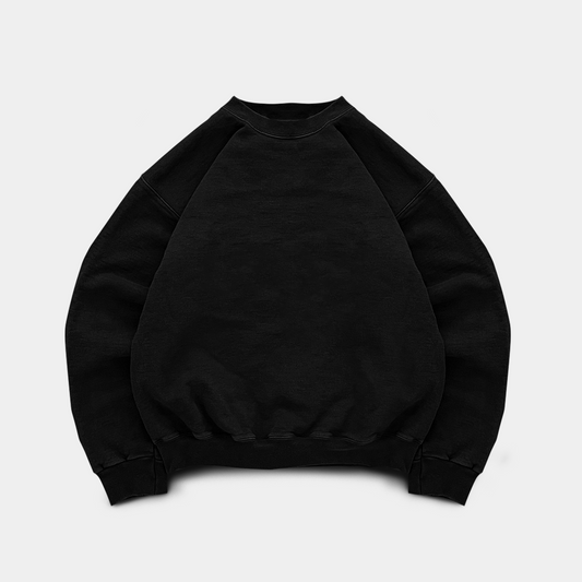 black sweatshirt