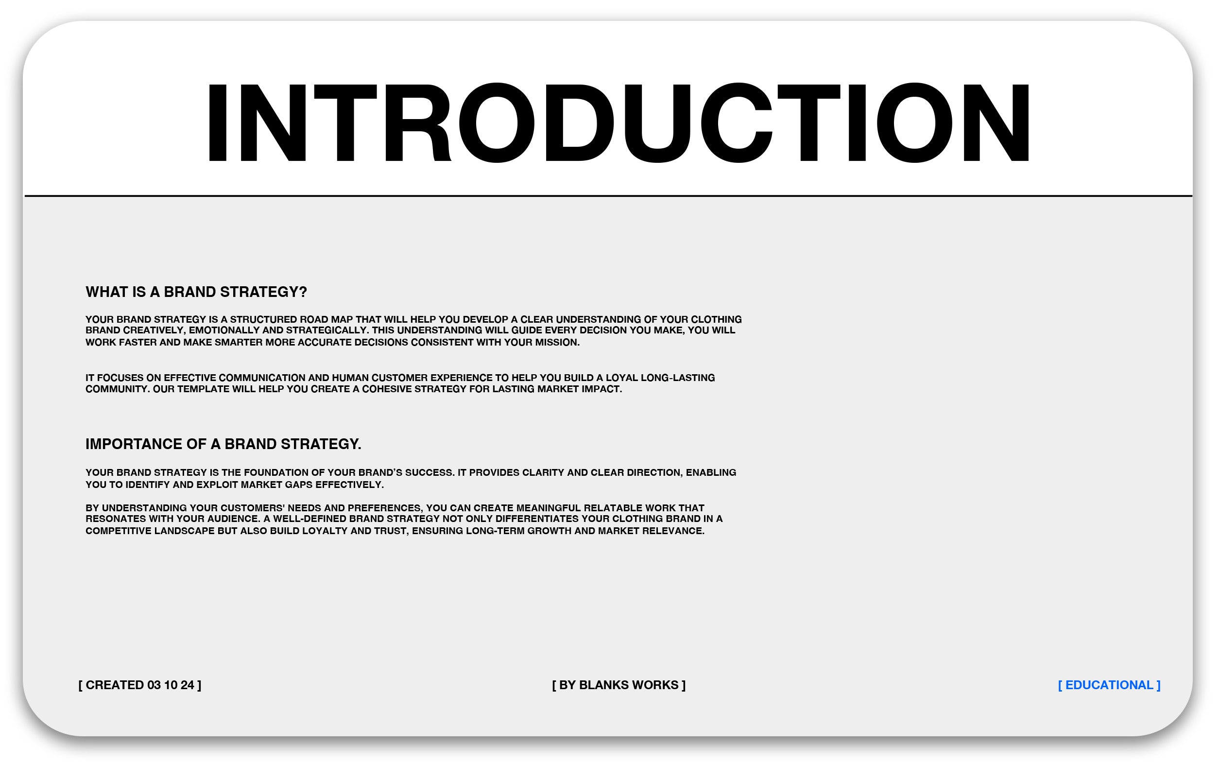 THE COMPLETE BRAND STRATEGY