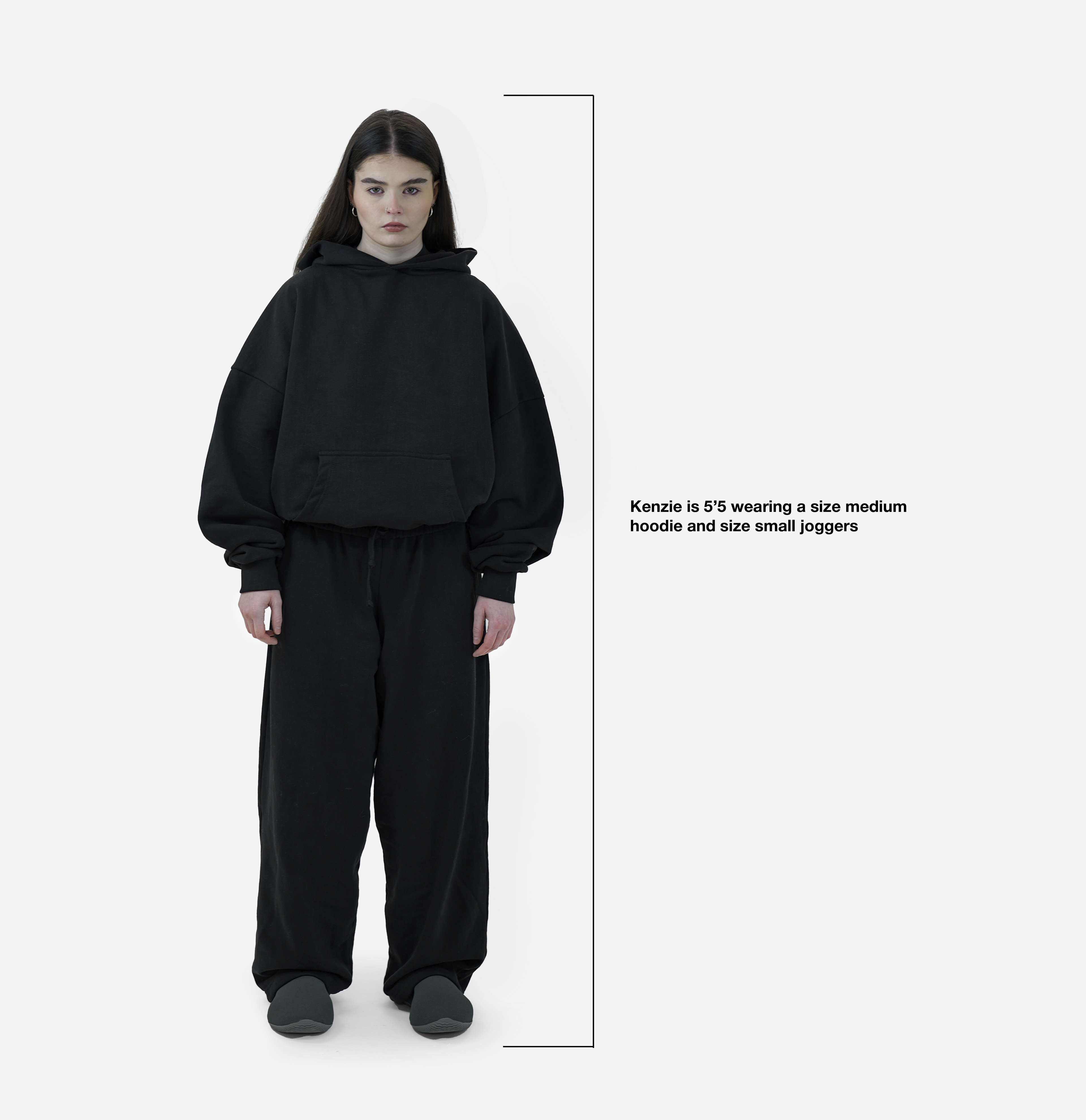 Heavy black hoodie