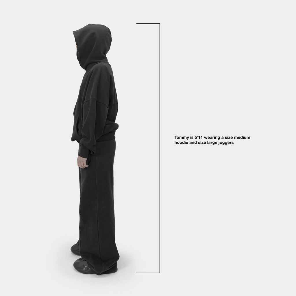 Heavy black hoodie