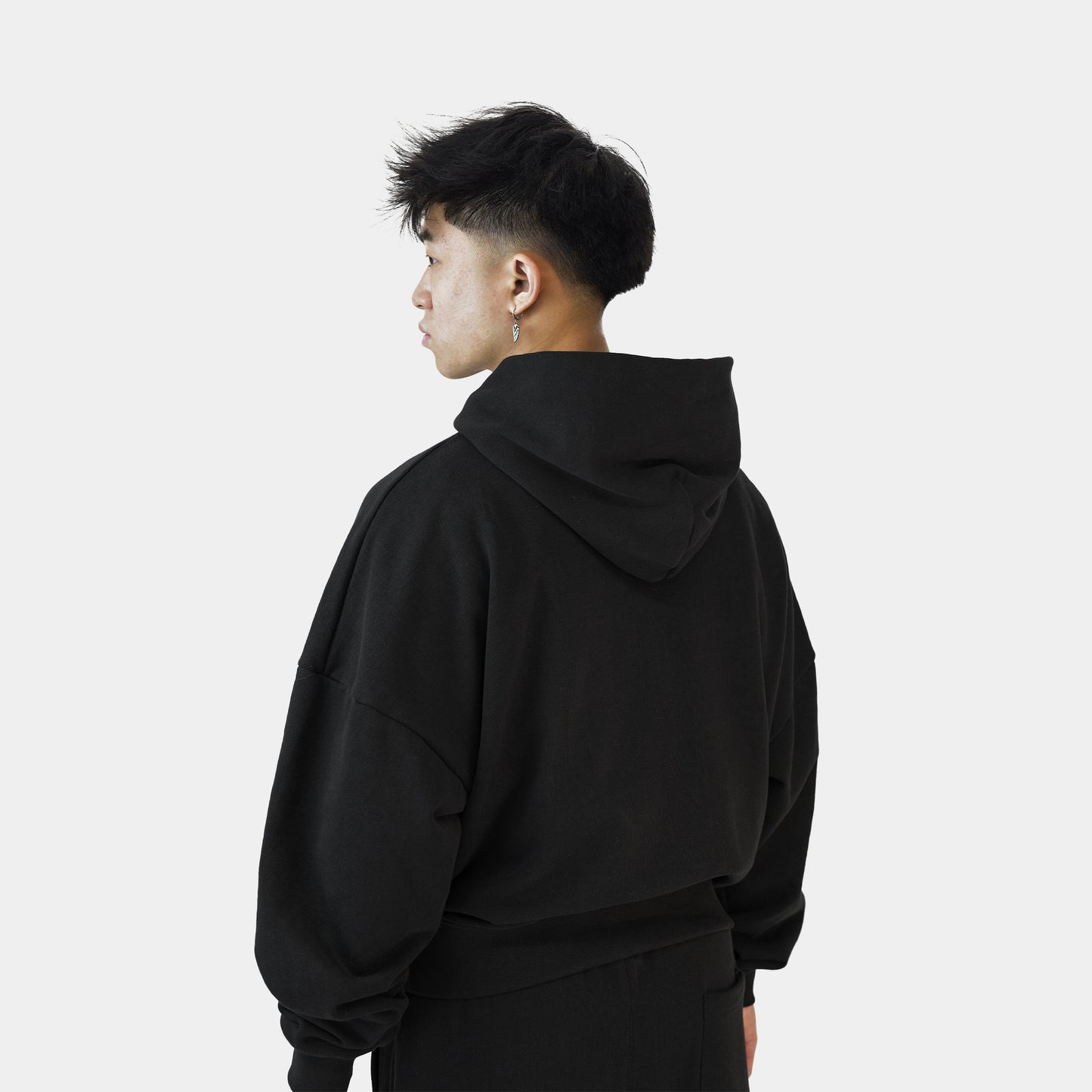 Heavy black hoodie