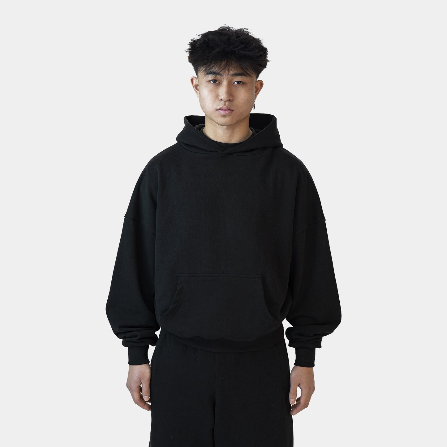 Heavy black hoodie
