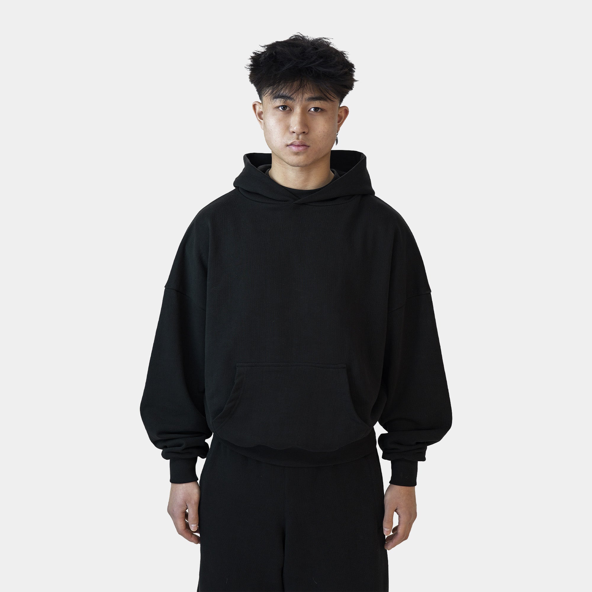 Heavy black hoodie