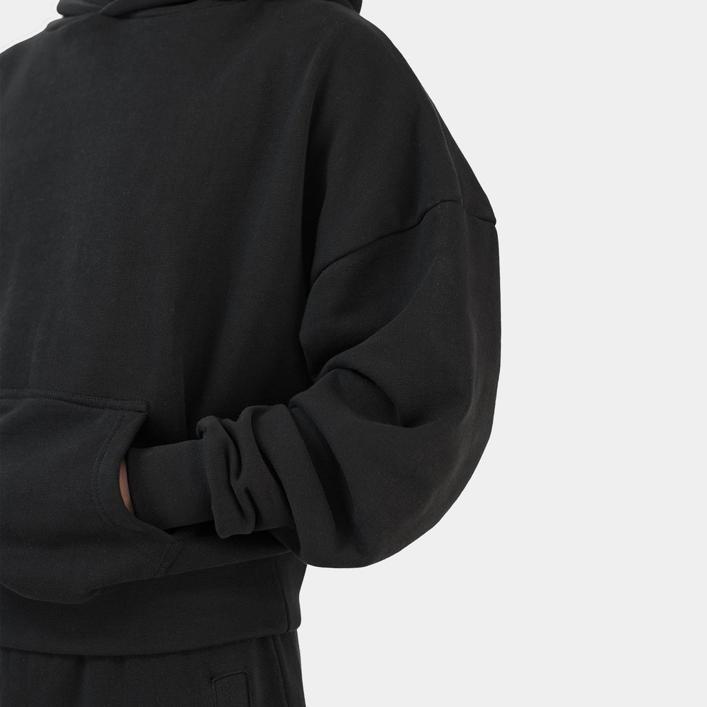 Heavy black hoodie