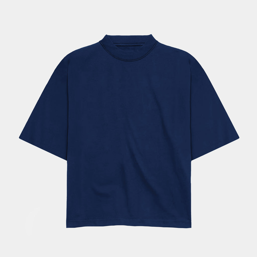 Royal blue box fit tee