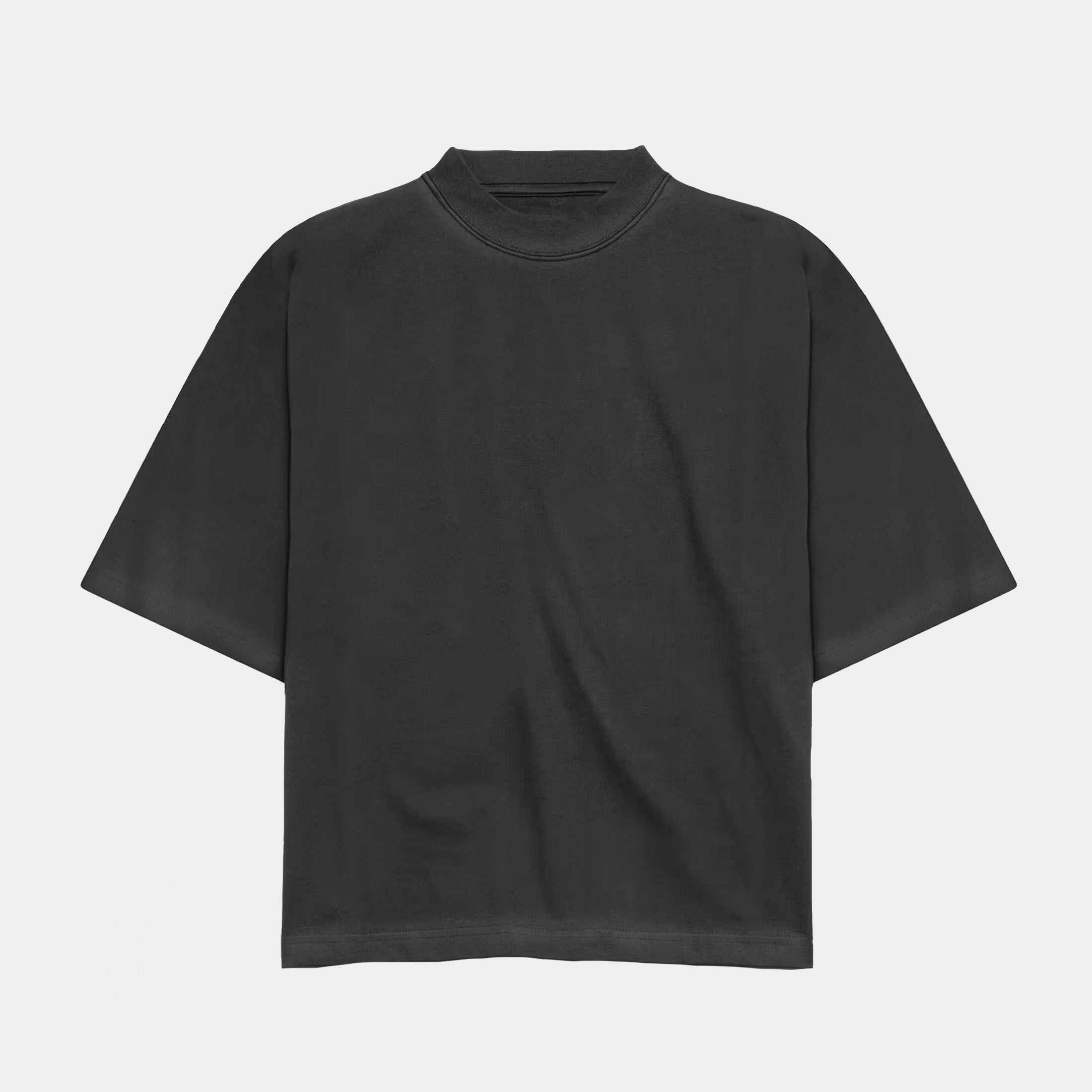 Vintage charcoal box fit tee
