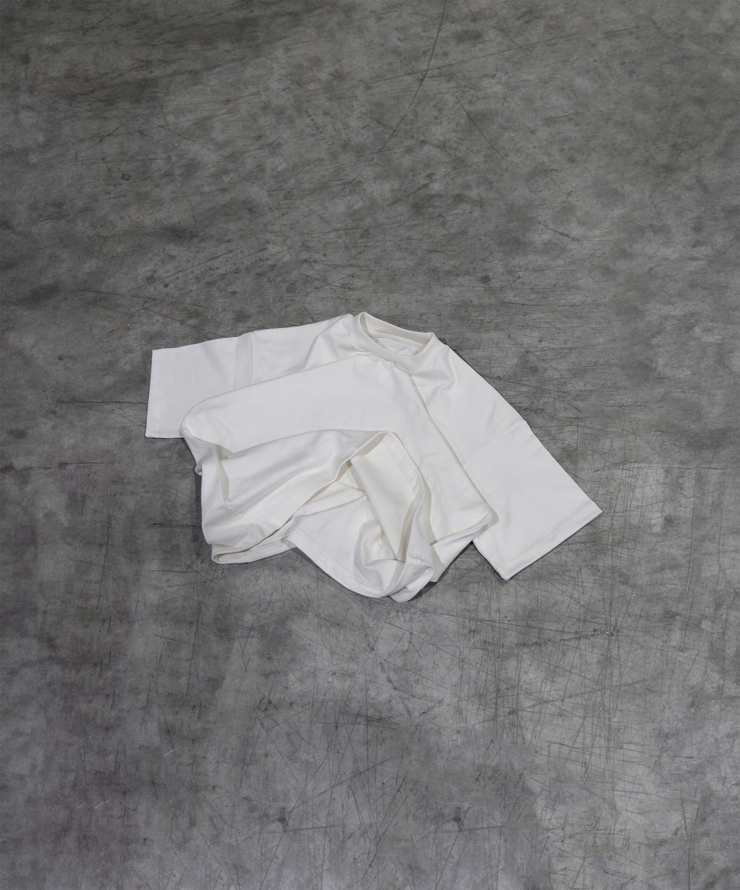 300gsm vintage heavyweight off white oversized box fit blank tee