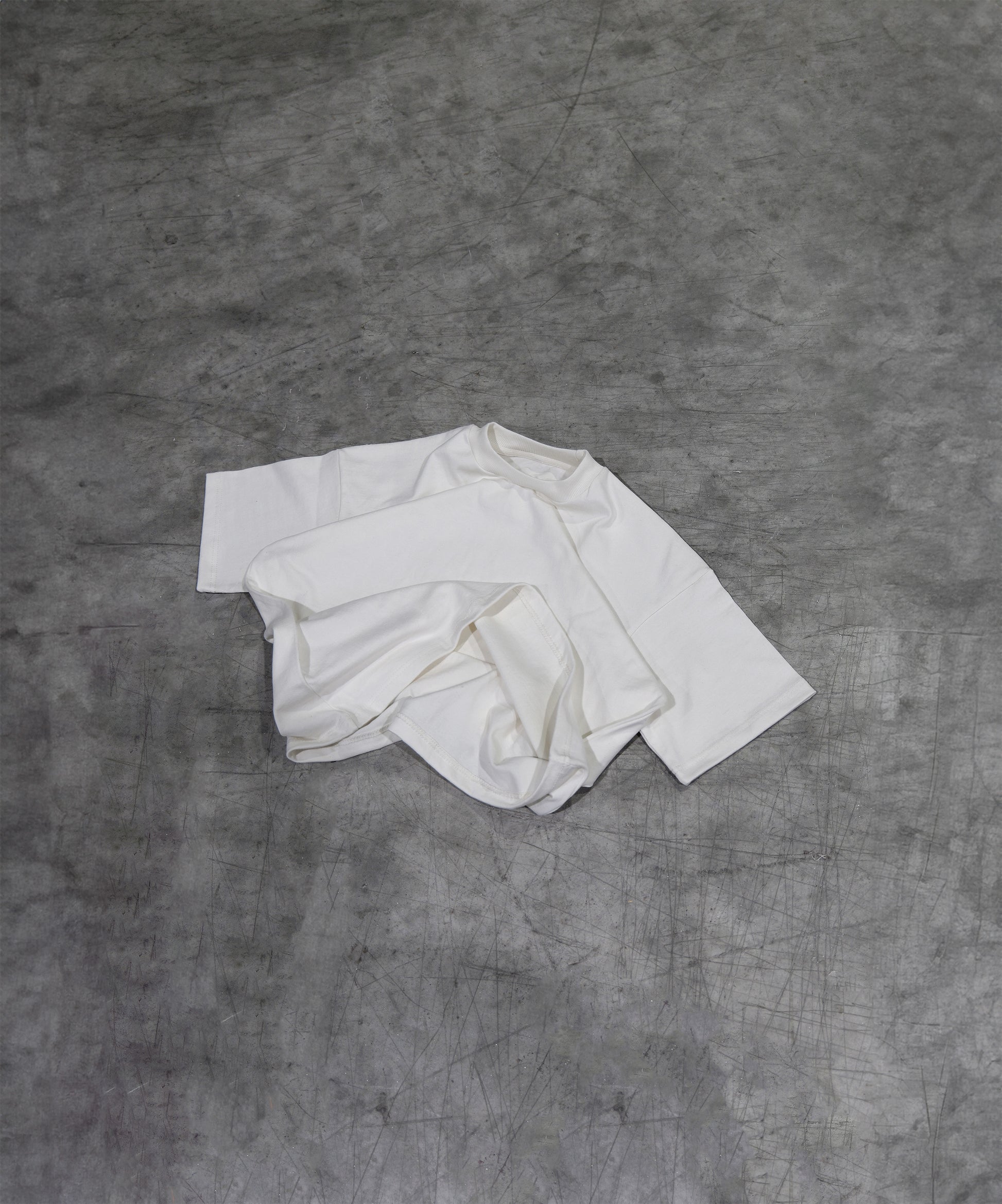 300gsm vintage heavyweight off white oversized box fit blank tee